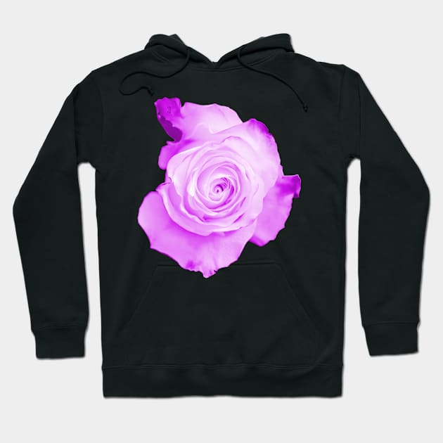 Purple Rose Hoodie by RaphaelWolf